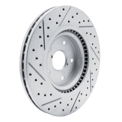 DFC 20 - 25 Subaru Forester Front Right Drilled & Slotted Geoperformance Rotor | dfc830 - 13049R - JDMuscleSPK997380