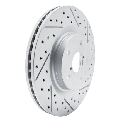 DFC 20 - 25 Subaru Forester Front Right Drilled & Slotted Geoperformance Rotor | dfc830 - 13049R - JDMuscleSPK997380