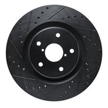 DFC 20 - 25 Subaru Impreza Front Left Drilled & Slotted Black Brake Rotor Part Number DFC633 - 13049L | dfc633 - 13049L - JDMuscleSPK927284