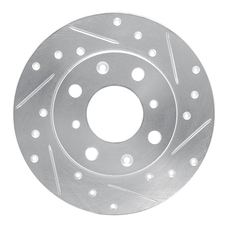 DFC 79 - 83 Honda Civic Hatchback Front Right Drilled & Slotted Silver Brake Rotor Part  DFC631 - 59008R | dfc631 - 59008R - JDMuscleSPK925211
