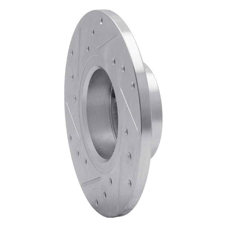 DFC 80 - 83 Subaru GLF Front Right Drilled & Slotted Silver Brake Rotor - OE Vane Configuration for Optimal Heat Dissipation | dfc631 - 13030R - JDMuscleSPK922298
