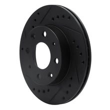 DFC 84 - 06 Honda CRX Front Left Drilled and Slotted Black Brake Rotor Part Number DFC633 - 59005L | dfc633 - 59005L - JDMuscleSPK928763