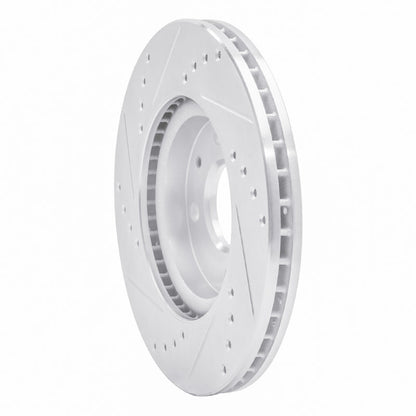 DFC 84 - 87 Honda Prelude Rear Right Drilled & Slotted Silver Brake Rotor with Precision Cut Design | dfc631 - 59010R - JDMuscleSPK925215