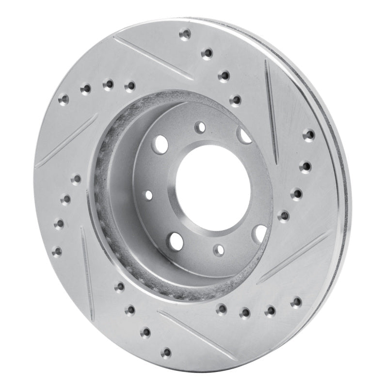 DFC 84 - 90 Honda Accord Hatchback Front Left Drilled & Slotted Silver Brake Rotor - Part Number DFC631 - 59011L | dfc631 - 59011L - JDMuscleSPK925216
