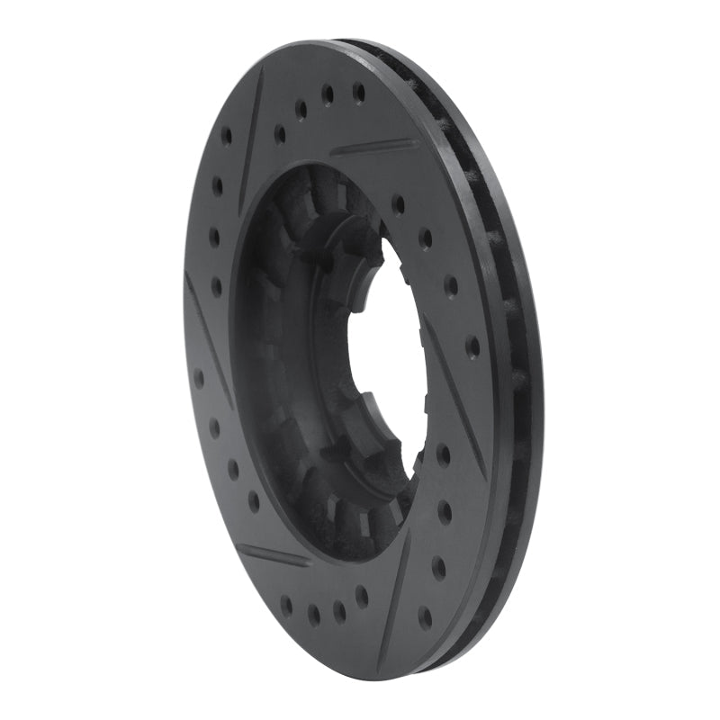 DFC 87 - 94 Subaru Justy Front Right Drilled & Slotted Black Brake Rotor – Precision - Cut, Balanced for Smooth Stopping | dfc633 - 13002R - JDMuscleSPK965031