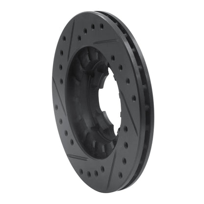 DFC 87 - 94 Subaru Justy Front Right Drilled & Slotted Black Brake Rotor – Precision - Cut, Balanced for Smooth Stopping | dfc633 - 13002R - JDMuscleSPK965031