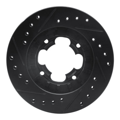 DFC 87 - 94 Subaru Justy Front Right Drilled & Slotted Black Brake Rotor – Precision - Cut, Balanced for Smooth Stopping | dfc633 - 13002R - JDMuscleSPK965031