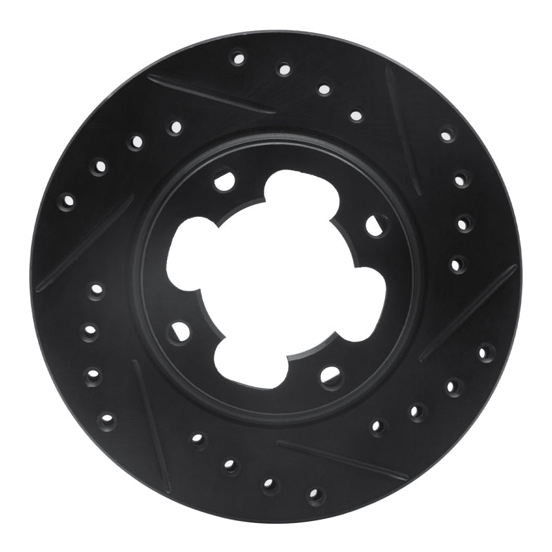 DFC 87 - 94 Subaru Justy Front Right Drilled & Slotted Black Brake Rotor – Precision - Cut, Balanced for Smooth Stopping | dfc633 - 13002R - JDMuscleSPK965031