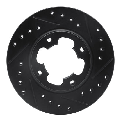 DFC 87 - 94 Subaru Justy Front Right Drilled & Slotted Black Brake Rotor – Precision - Cut, Balanced for Smooth Stopping | dfc633 - 13002R - JDMuscleSPK965031