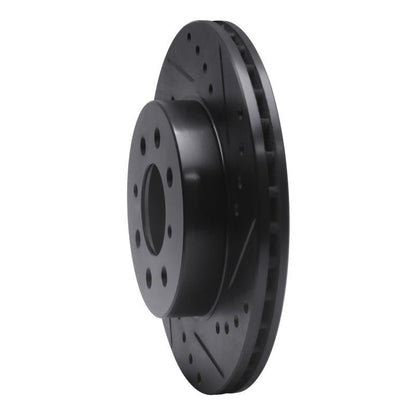 DFC 88 - 91 Honda Prelude Front Right Drilled & Slotted Brake Rotor | dfc633 - 59015R - JDMuscleSPK928776