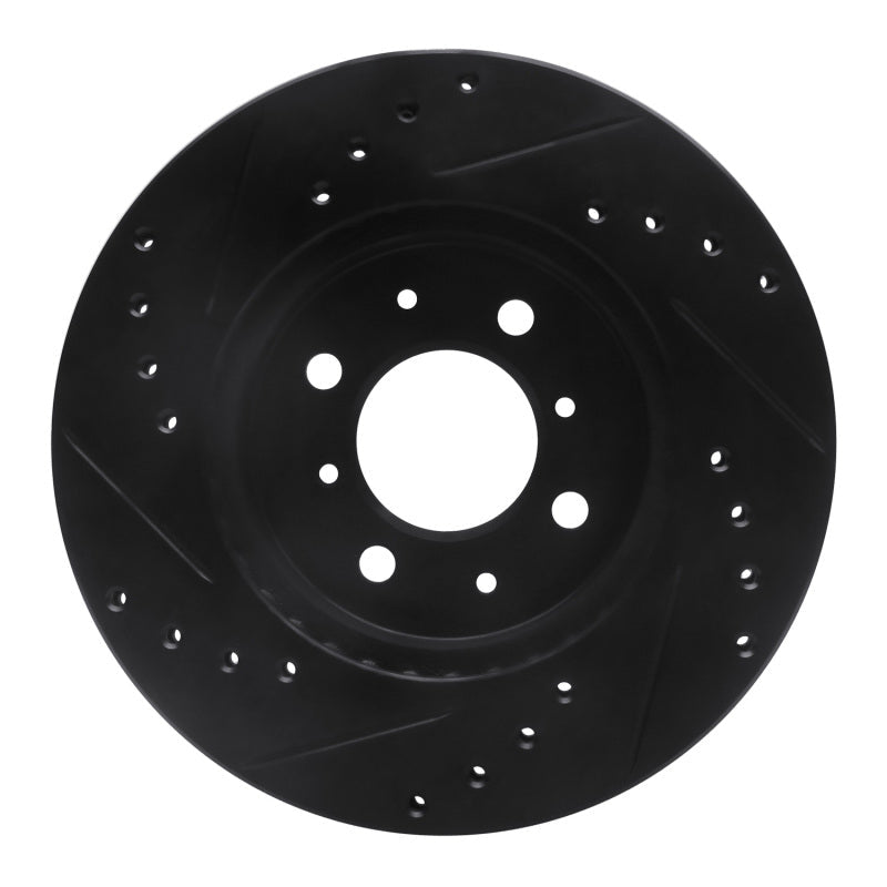 DFC 88 - 91 Honda Prelude Front Right Drilled & Slotted Brake Rotor | dfc633 - 59015R - JDMuscleSPK928776