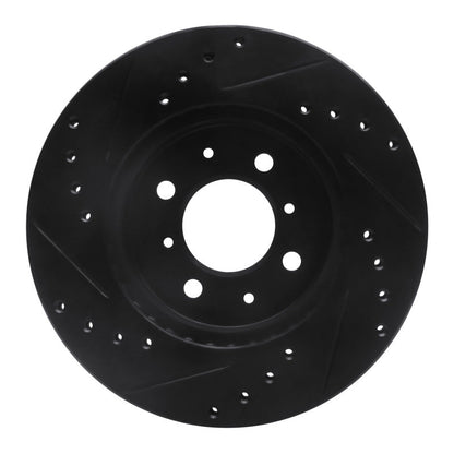 DFC 88 - 91 Honda Prelude Front Right Drilled & Slotted Brake Rotor | dfc633 - 59015R - JDMuscleSPK928776