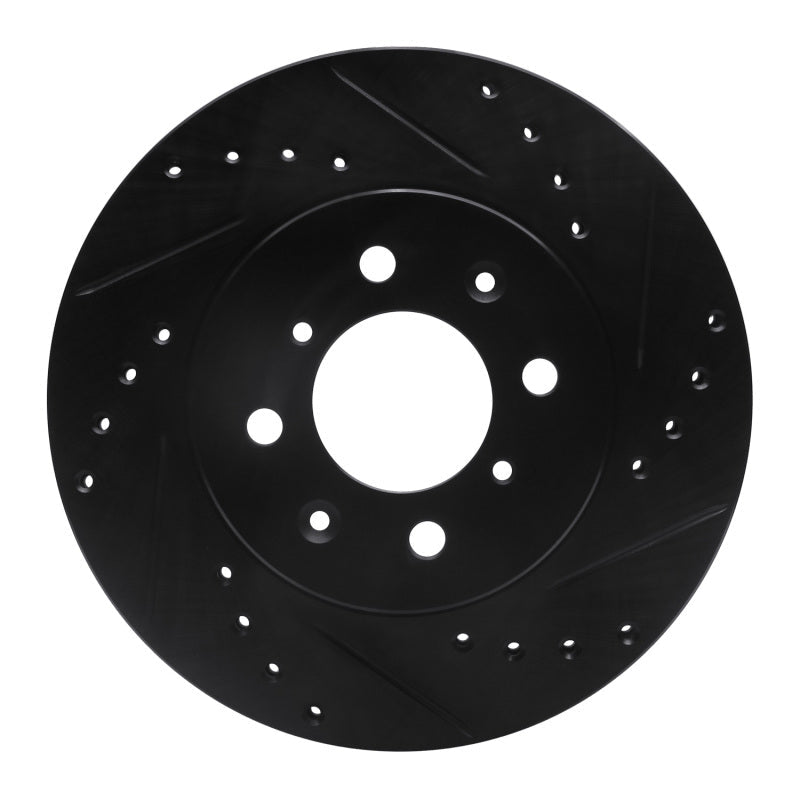 DFC 88 - 91 Honda Prelude Front Right Drilled & Slotted Brake Rotor | dfc633 - 59015R - JDMuscleSPK928776