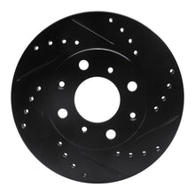 DFC 90 - 00 Honda Civic Coupe Front Right Drilled & Slotted Black Brake Rotor (Part No. DFC633 - 59018R) | dfc633 - 59018R - JDMuscleSPK928782