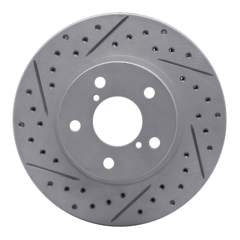 DFC 90 - 01 Subaru Impreza Front Left Drilled & Slotted Geoperformance Rotor | dfc830 - 13007L - JDMuscleSPK992194