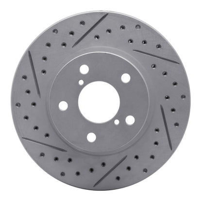 DFC 90 - 01 Subaru Impreza Front Left Drilled & Slotted Geoperformance Rotor | dfc830 - 13007L - JDMuscleSPK992194