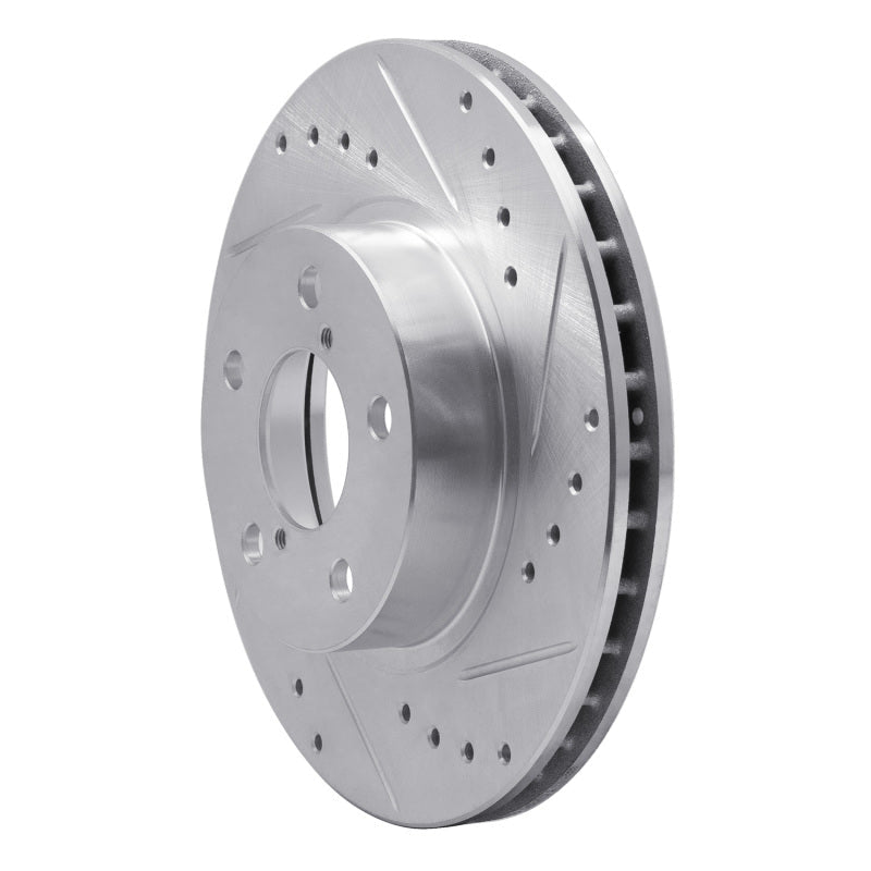 DFC 90 - 01 Subaru Impreza Front Right Drilled & Slotted Silver Brake Rotor | dfc631 - 13007R - JDMuscleSPK922252