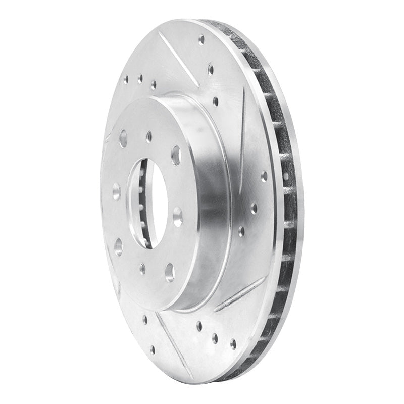 DFC 92 - 96 Honda Prelude Front Right Drilled and Slotted Silver Brake Rotor - Part Number DFC631 - 59021R | dfc631 - 59021R - JDMuscleSPK925237