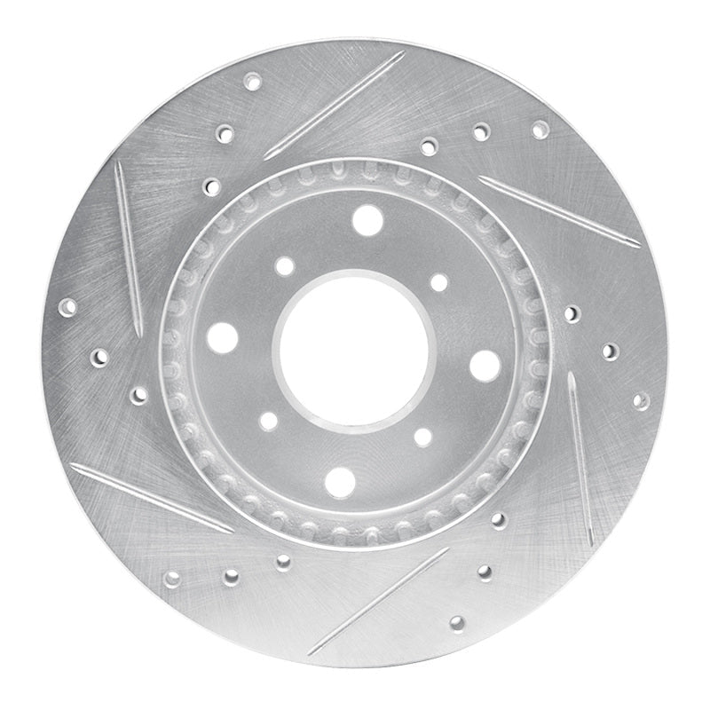DFC 92 - 96 Honda Prelude Front Right Drilled and Slotted Silver Brake Rotor - Part Number DFC631 - 59021R | dfc631 - 59021R - JDMuscleSPK925237