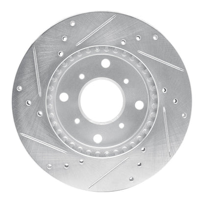 DFC 92 - 96 Honda Prelude Front Right Drilled and Slotted Silver Brake Rotor - Part Number DFC631 - 59021R | dfc631 - 59021R - JDMuscleSPK925237
