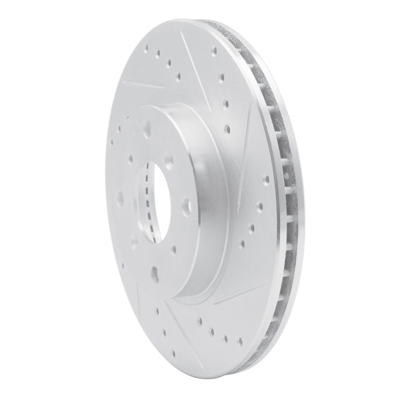 DFC 92 - 96 Honda Prelude Front Right Drilled and Slotted Silver Brake Rotor (Part Number: DFC631 - 59022R) | dfc631 - 59022R - JDMuscleSPK925239