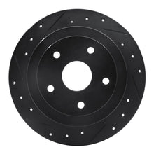 DFC 92 - 97 Subaru SVX Rear Left Drilled & Slotted Black Brake Rotor | dfc633 - 13012L - JDMuscleSPK927219