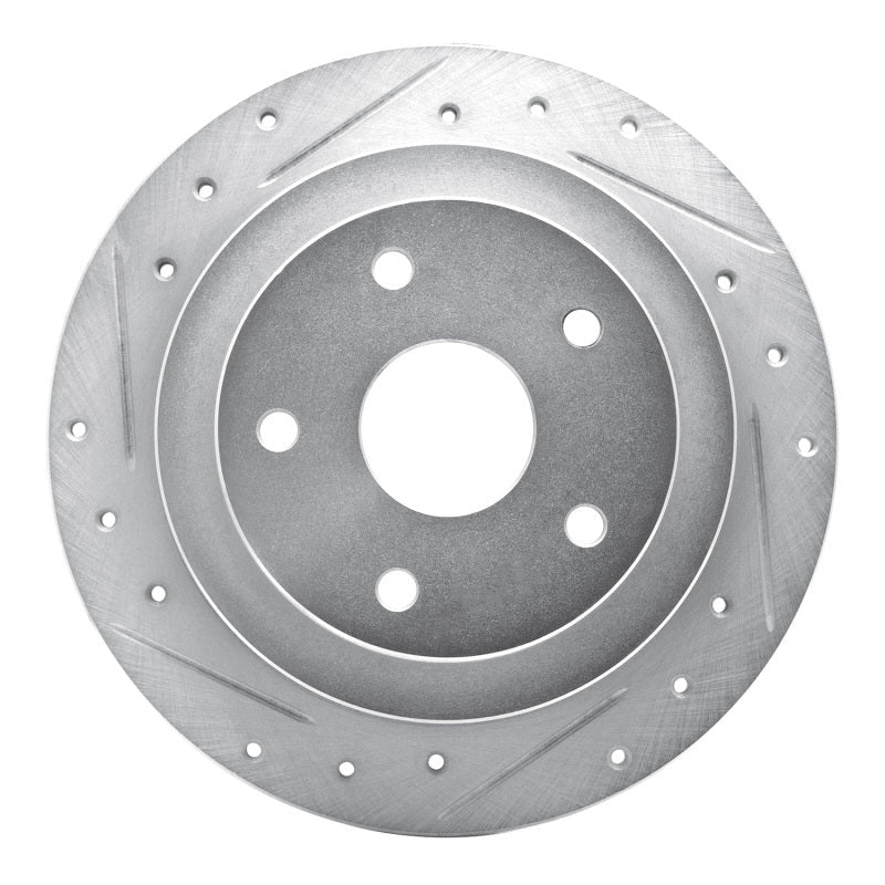 DFC 92 - 97 Subaru SVX Rear Left Drilled & Slotted Silver Brake Rotor | dfc631 - 13012L - JDMuscleSPK922261