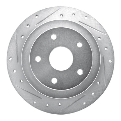 DFC 92 - 97 Subaru SVX Rear Left Drilled & Slotted Silver Brake Rotor | dfc631 - 13012L - JDMuscleSPK922261