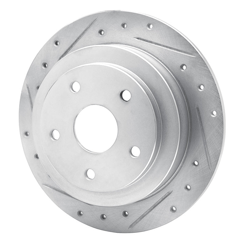 DFC 92 - 97 Subaru SVX Rear Left Drilled & Slotted Silver Brake Rotor | dfc631 - 13012L - JDMuscleSPK922261