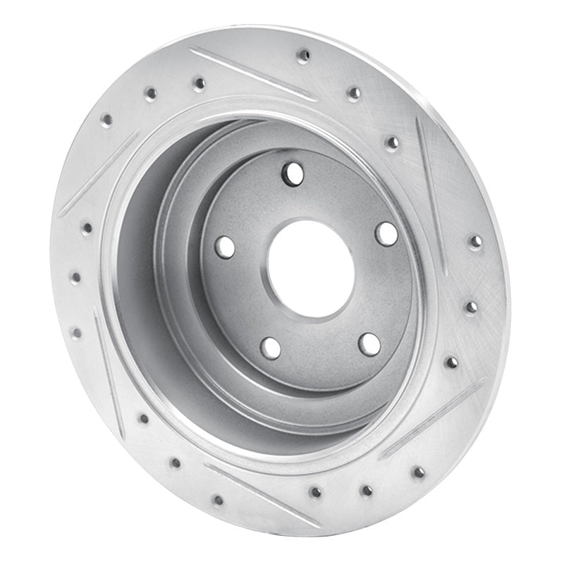 DFC 92 - 97 Subaru SVX Rear Left Drilled & Slotted Silver Brake Rotor | dfc631 - 13012L - JDMuscleSPK922261