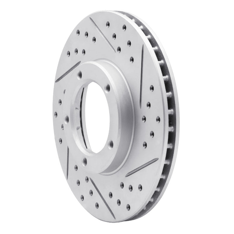 DFC 95 - 04 Toyota Tacoma Front Right Drilled & Slotted Geoperformance Rotor | dfc830 - 76120R - JDMuscleSPK999859