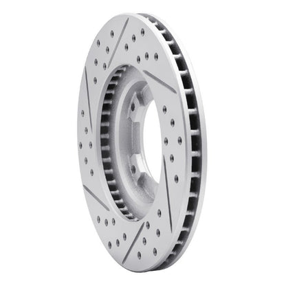 DFC 95 - 04 Toyota Tacoma Front Right Drilled & Slotted Geoperformance Rotor | dfc830 - 76120R - JDMuscleSPK999859