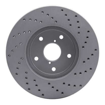 DFC Geoperformance Front Left Drilled Brake Rotor for Subaru Legacy 2015 - 2019 | dfc820 - 13026L - JDMuscleSPK969640