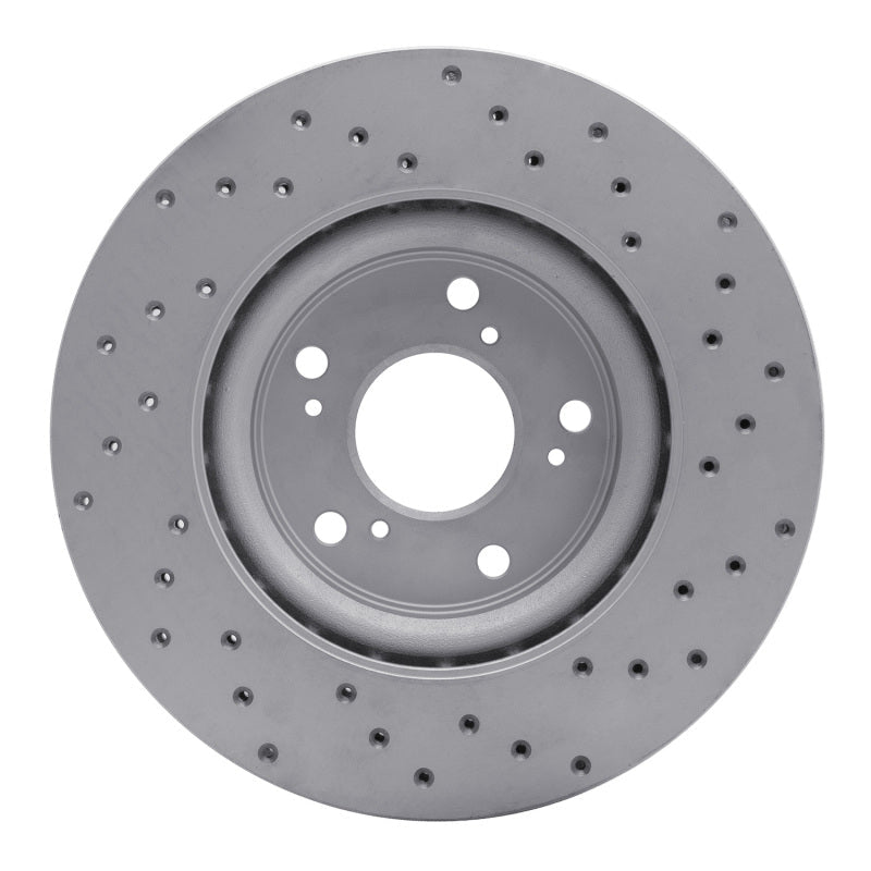 DFC Geoperformance Front Left Drilled Rotor for Honda CR - V 2012 - 2016 | dfc820 - 59057L - JDMuscleSPK996116