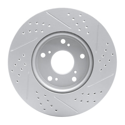 DFC Geoperformance Front Left Drilled & Slotted Rotor for Honda Accord 2013 - 2022 | dfc830 - 59039L - JDMuscleSPK999042