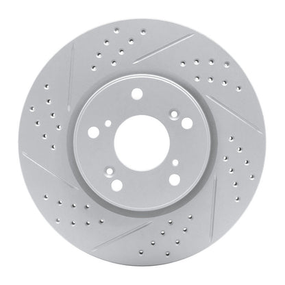 DFC Geoperformance Front Left Drilled & Slotted Rotor for Honda Accord 2013 - 2022 | dfc830 - 59039L - JDMuscleSPK999042