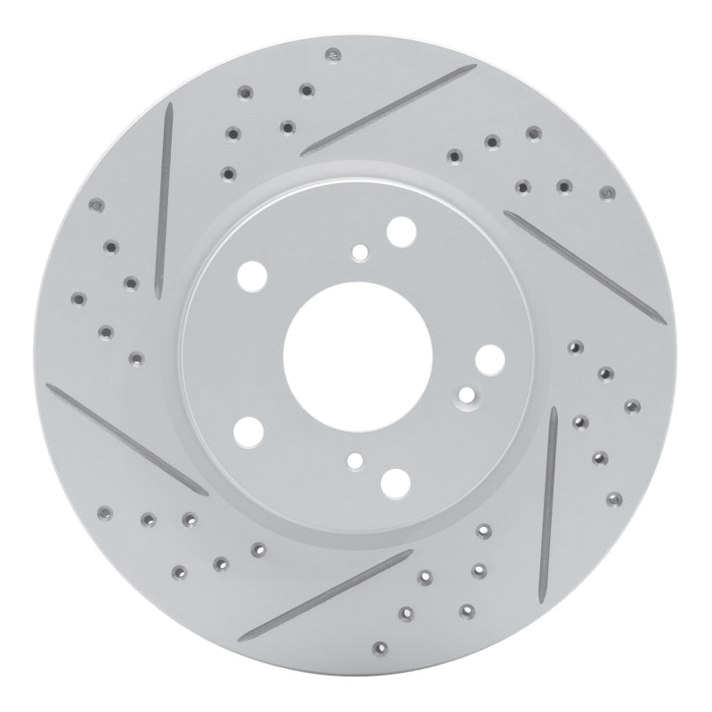 DFC Geoperformance Front Left Drilled & Slotted Rotor for Honda Civic Hatchback 2016 - 2026 | dfc830 - 59061L - JDMuscleSPK999073