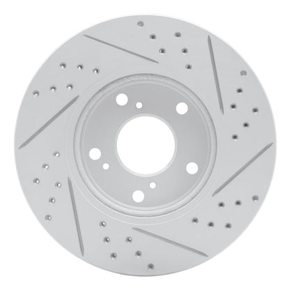 DFC Geoperformance Front Left Drilled & Slotted Rotor for Honda Civic Hatchback 2016 - 2026 | dfc830 - 59061L - JDMuscleSPK999073