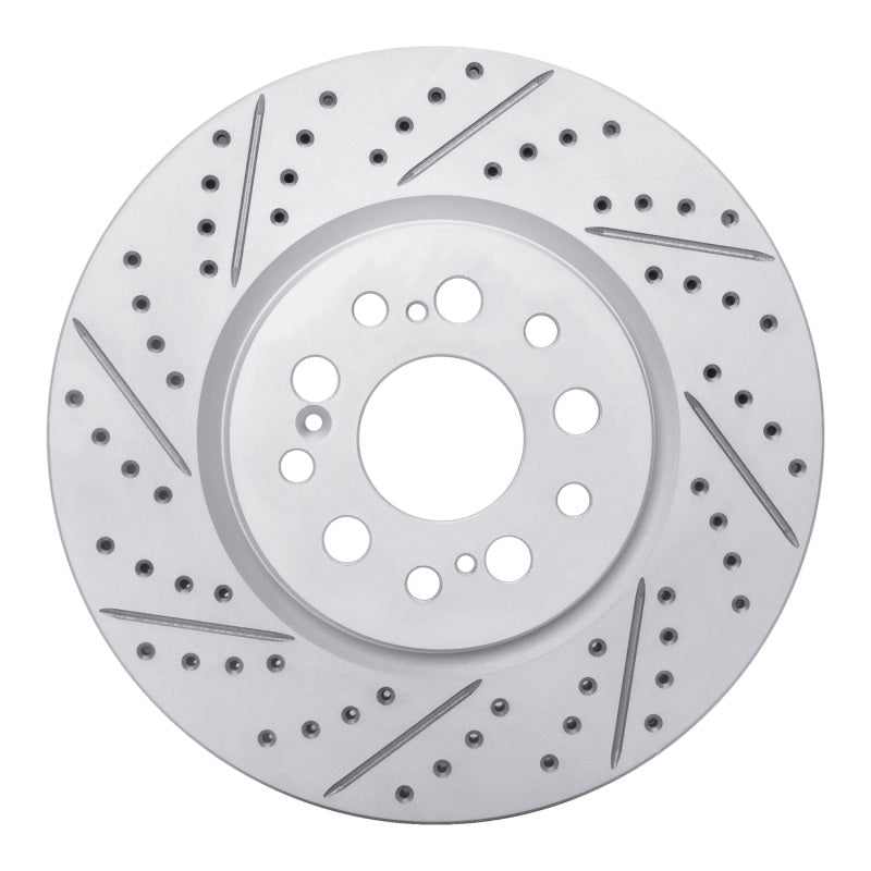 DFC Geoperformance Front Left Drilled & Slotted Rotor for Honda Clarity 2017 - 2021 | dfc830 - 59069L - JDMuscleSPK999785