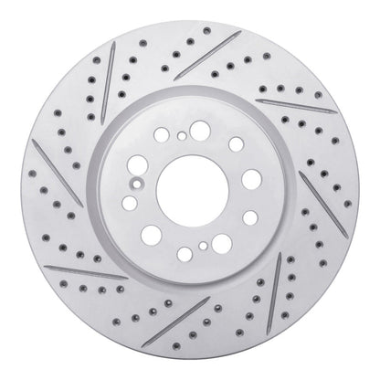 DFC Geoperformance Front Left Drilled & Slotted Rotor for Honda Clarity 2017 - 2021 | dfc830 - 59069L - JDMuscleSPK999785