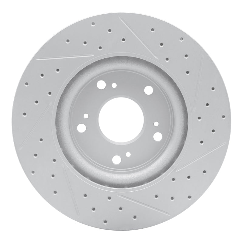 DFC Geoperformance Front Left Drilled & Slotted Rotor for Honda CR - V 2012 - 2016 | dfc830 - 59057L - JDMuscleSPK999067