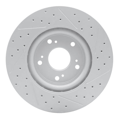 DFC Geoperformance Front Left Drilled & Slotted Rotor for Honda CR - V 2012 - 2016 | dfc830 - 59057L - JDMuscleSPK999067