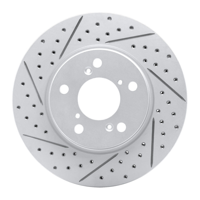 DFC Geoperformance Front Left Drilled & Slotted Rotor for Honda Odyssey 2005 - 2010 | dfc830 - 59049L - JDMuscleSPK992297
