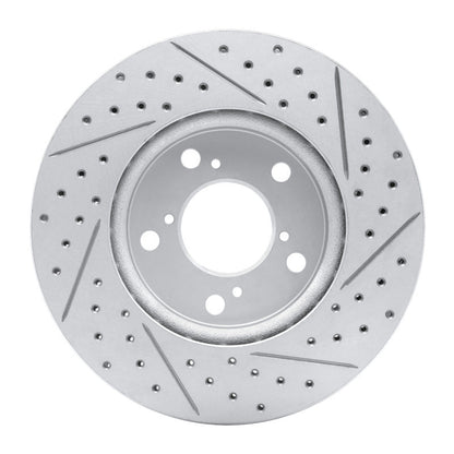 DFC Geoperformance Front Left Drilled & Slotted Rotor for Honda Odyssey 2005 - 2010 | dfc830 - 59049L - JDMuscleSPK992297