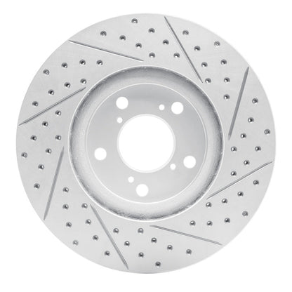 DFC Geoperformance Front Left Drilled & Slotted Rotor for Honda Ridgeline 2006 - 2014 | dfc830 - 59051L - JDMuscleSPK999061