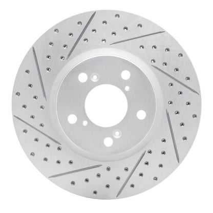 DFC Geoperformance Front Left Drilled & Slotted Rotor for Honda Ridgeline 2006 - 2014 | dfc830 - 59051L - JDMuscleSPK999061