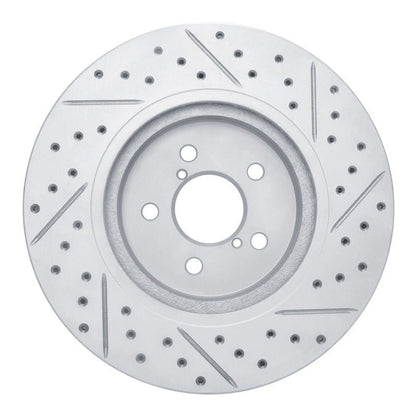 DFC Geoperformance Front Left Drilled & Slotted Rotor for Subaru Crosstrek 2017 - 2023 | dfc830 - 13037L - JDMuscleSPK997361