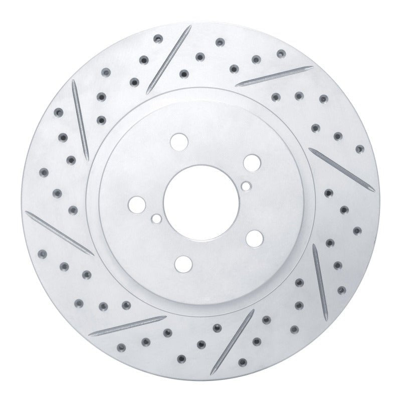 DFC Geoperformance Front Left Drilled & Slotted Rotor for Subaru Crosstrek 2017 - 2023 | dfc830 - 13037L - JDMuscleSPK997361