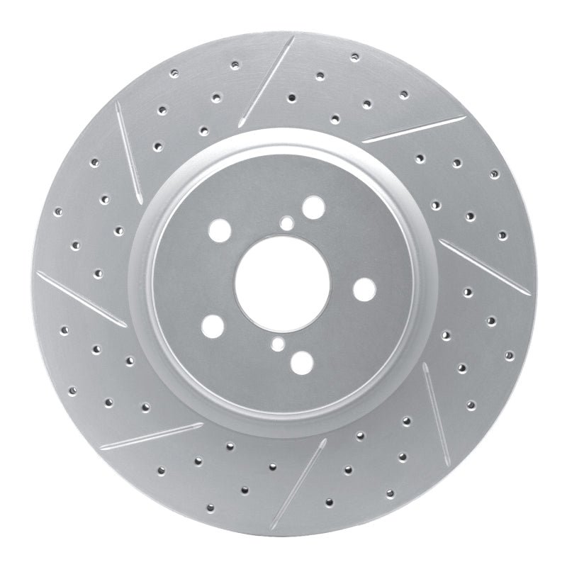 DFC Geoperformance Front Left Drilled & Slotted Rotor for Subaru Forester 2005 - 2018 | dfc830 - 13018L - JDMuscleSPK997332