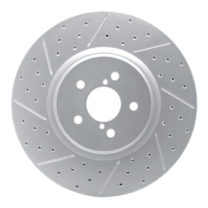 DFC Geoperformance Front Left Drilled & Slotted Rotor for Subaru Forester 2005 - 2018 | dfc830 - 13018L - JDMuscleSPK997332